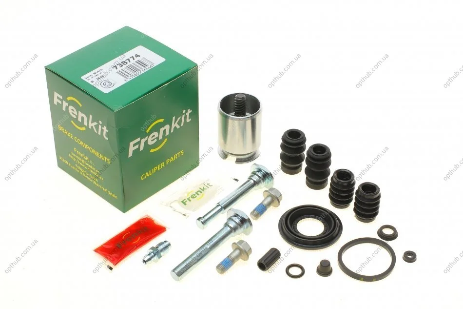 Ремкомплект суппорта (заднего) VW Caddy III 04-10 (d=38mm) (+поршень/направляющая)) (Aisin) UA63 FRENKIT 738774 (фото 1)