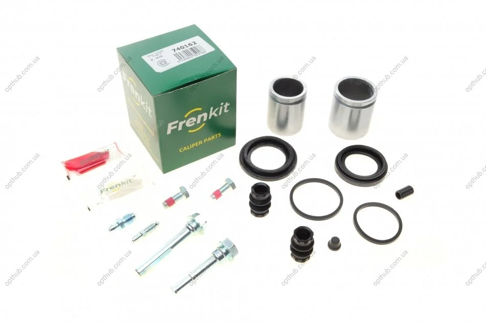 Ремкомплект супорту переднього Citroen C5/Opel Vivaro/Renault Trafic (d=40/45mm)(Lucas/TRW)(+2 поршня/направляючі) Frenkit FRENKIT 740162 (фото 1)