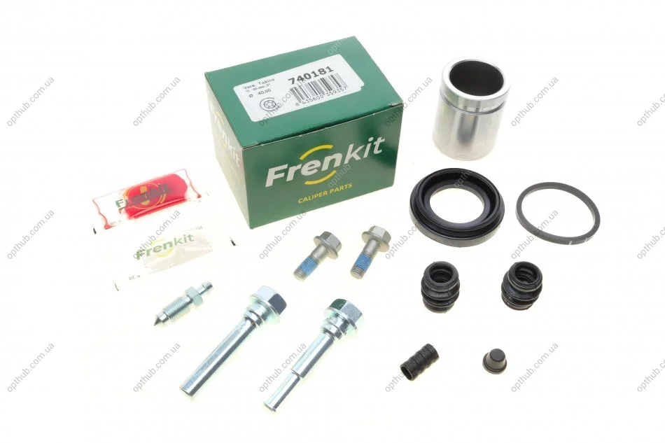Ремкомплект суппорта (заднего) Subaru Forester 13- (d=40mm) (+поршень/направляющая) (Tokico) (opt-om) FRENKIT 740181 (фото 1)