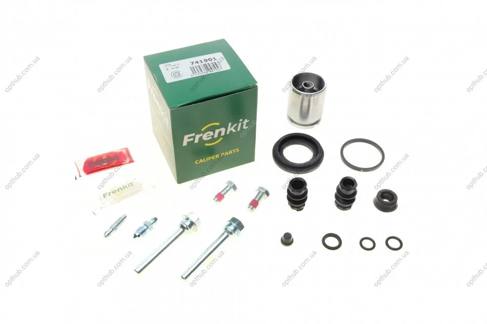 Ремкомплект суппорта (заднего) VW T5/Caddy III 03-/Trafic 01- (d=41mm)(+поршень/направляющая)(Lucas UA63 FRENKIT 741901 (фото 1)