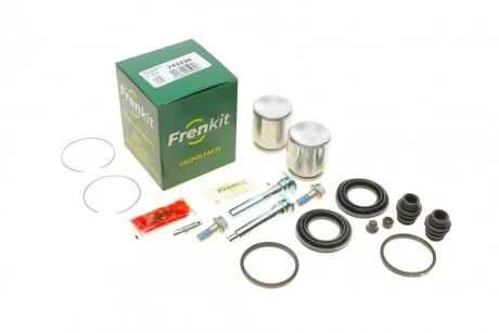 Ремкомплект супорта (переднього) Subaru Legacy 96-99 (d=43mm) (+2 поршня/направляюча) (Akebono) UA63 FRENKIT 743226