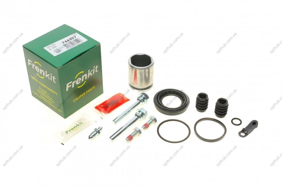 Ремкомплект супорта (заднього) BMW 5 (F10/F11)/6 (F12/F13) 10- (d=44mm) (+поршень/направляюча) (opt-om) FRENKIT 744257 (фото 1)