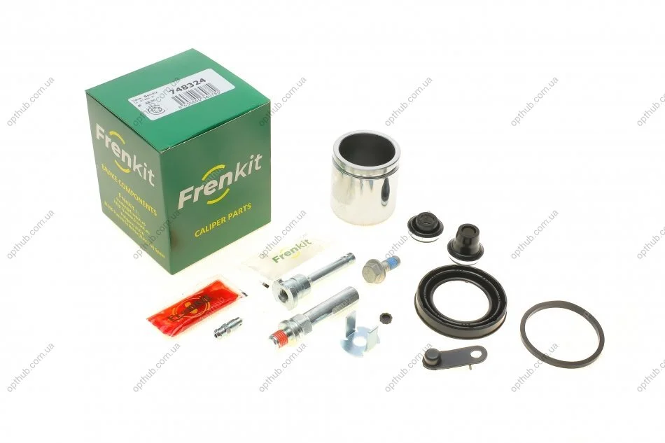 Ремкомплект супорта (переднього) Peugeot 206 98- (d=48mm)(Bosch)(+1 поршень/направляюча) Super (opt-om) FRENKIT 748324 (фото 1)