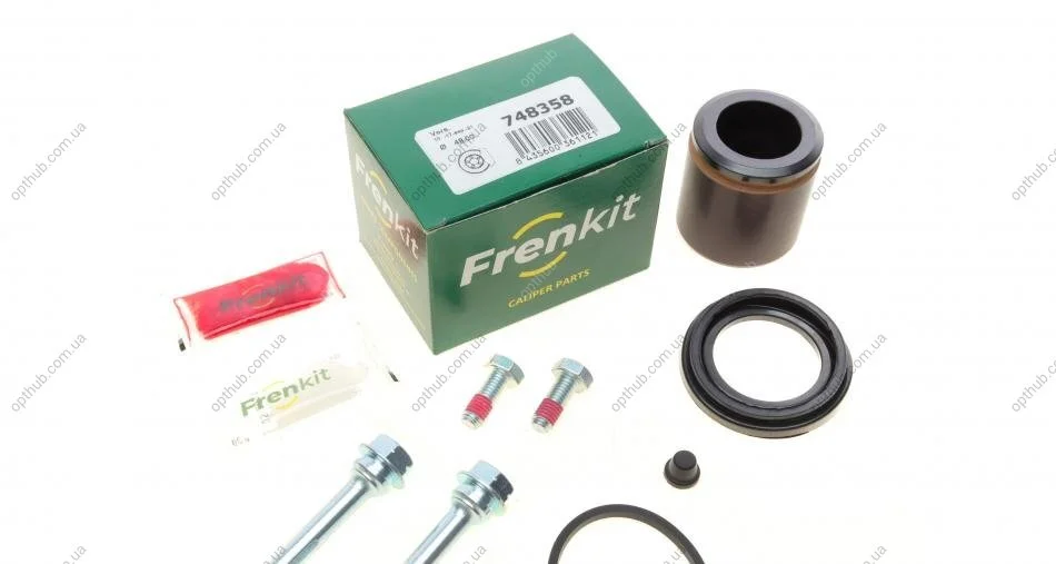 Ремкомплект супорта (заднього) Jeep Cherokee 01- (d=48mm)(Lucas)(+1 поршень/направляюча) Super (opt-om) FRENKIT 748358 (фото 1)