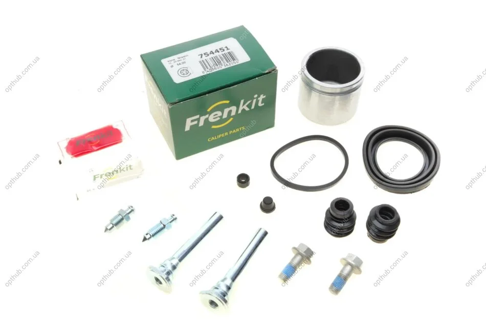 Ремкомплект супорта (переднього) Honda Civic 91- (d=54mm)(Nih)(+1 поршень/направляюча) SuperKit UA63 FRENKIT 754451 (фото 1)