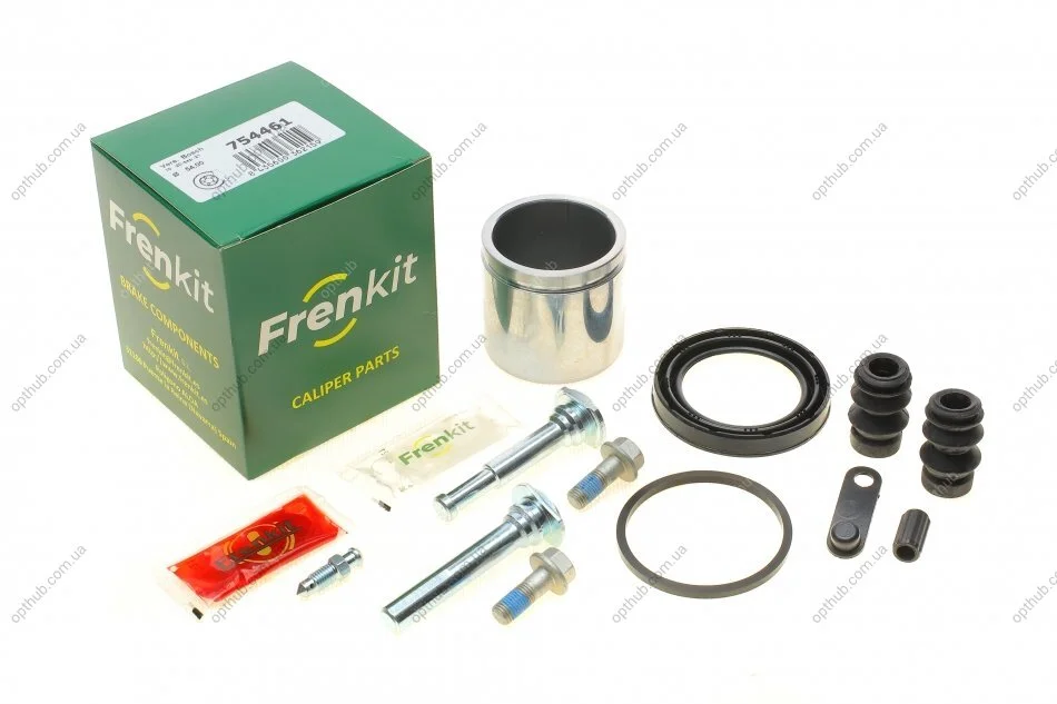 Ремкомплект супорта (переднього) Peugeot 206 99-09 (d=54mm)(Bosch)(+1 поршень/направляюча) Sup (opt-om) FRENKIT 754461 (фото 1)