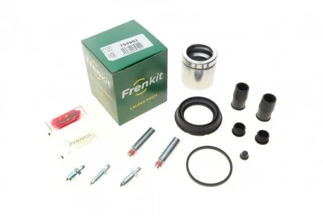 Ремкомплект супорта (переднього) VW Caddy III 04- (d=54mm)(Ate)(+ поршень/направляюча) SuperKit UA63 FRENKIT 754903