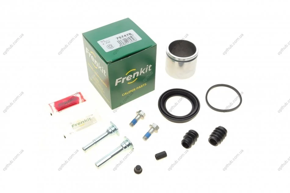 Ремкомплект супорта (переднього) Land Rover Freelander 98-06 (d=57mm) (Lucas) (+1поршень/напра) UA63 FRENKIT 757478 (фото 1)