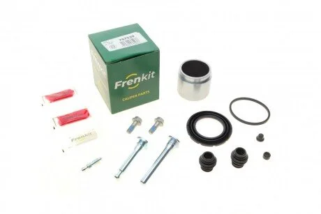 Ремкомплект супорта (переднього) Nissan Qashqai 13- (d=57mm)(Akeb)(+ поршен/направляюча) Super (opt-om) FRENKIT 757539