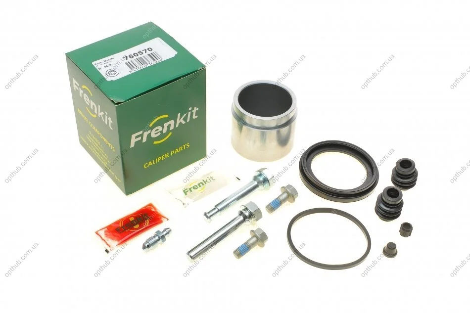 Ремкомплект супорта (переднього) Kia Sportage/Hyundai Tucson 04- (d=60mm)(1 порш/направляе)(Mando) UA63 FRENKIT 760570 (фото 1)
