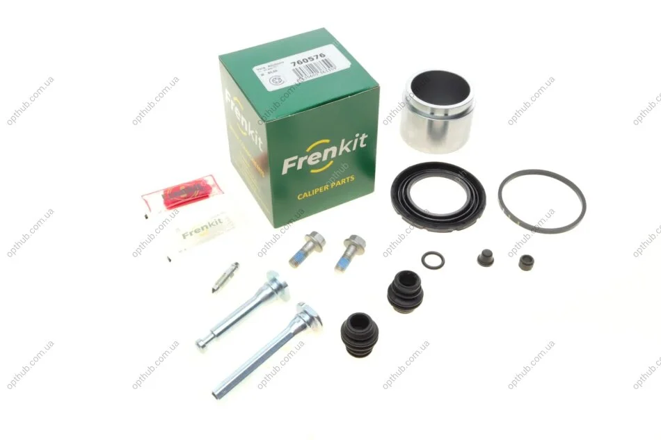 Ремкомплект супорту переднього Mazda CX-5/Nissan X-Trail (T31/T32) (d=60mm)(Akebono)(+поршень/напрямні) Frenkit FRENKIT 760576 (фото 1)