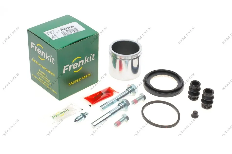 Ремкомплект супорта (переднього) MB A-class (W176) 12- (d=60mm)(TRW)(+ поршень/направляюча)Sup (opt-om) FRENKIT 760705 (фото 1)