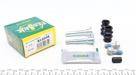 Напрямна супорта (переднього/заднього/к-кт) Opel Combo 01- (Лукас) UA63 FRENKIT 810006