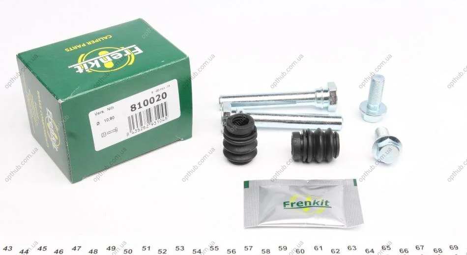 Направляюча супорта (переднього/к-кт) Honda FR-V/Stream 01- (Nih) (opt-om) FRENKIT 810020 (фото 1)