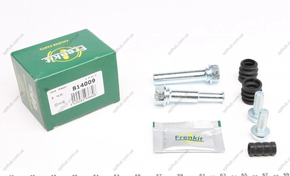 Направляюча суппорта (переднього/к-кт) Infiniti G 08- (Niss) UA63 FRENKIT 814009 (фото 1)