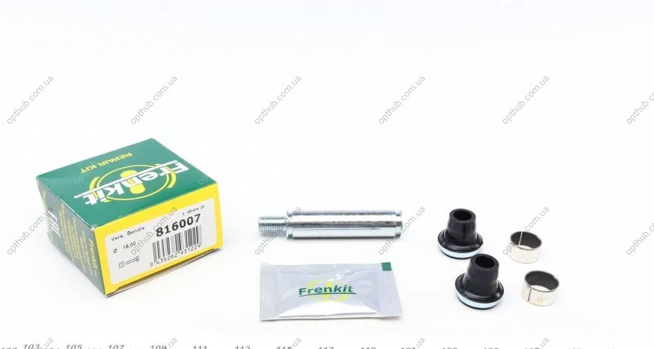 Направляюча суппорта (переднього/к-кт) Citroen Xantia/Fiat 500/Peugeot 605 89- (Bendix) (opt-om) FRENKIT 816007 (фото 1)