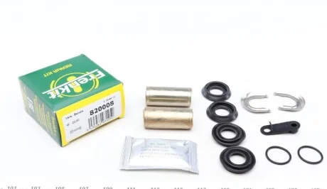 Направляюча суппорта (переднього/к-кт) Renault Clio/Rapid 91-96 (d=20mm) (Bendix) (opt-om) FRENKIT 820008