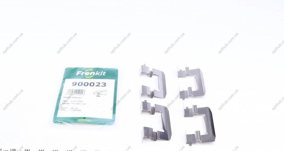 Планка суппорта (переднього) притискна (к-кт) Hyundai i30/ix20 (Advi) (opt-om) FRENKIT 900023 (фото 1)