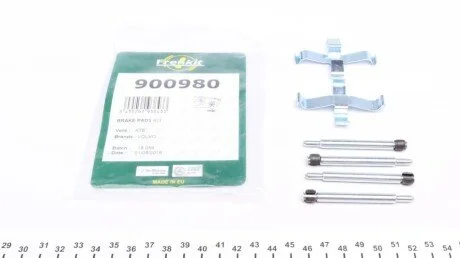 Планка супорта (заднього) прижимна (к-кт) Volvo S70/V70 97-02 (Ate) UA63 FRENKIT 900980