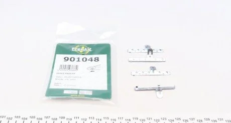 Планка супорта (переднього) прижимна (к-кт) VW Passat -97 (Kelsey-Hayes) (opt-om) FRENKIT 901048