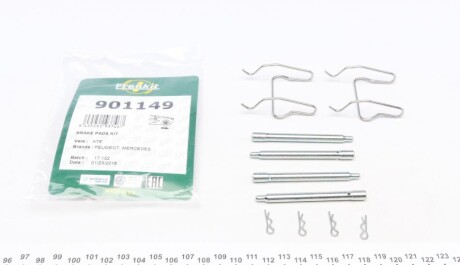 Планка супорта (заднього) прижимна (к-кт) MB Vito (W638) 96-03 (Ate) (opt-om) FRENKIT 901149