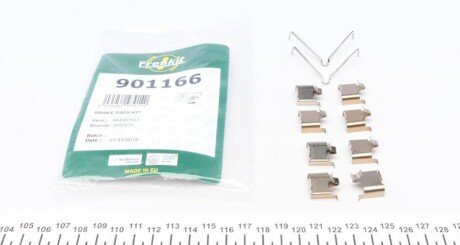 Планка супорта (заднього) прижимна (к-кт) Mazda 6 02-07 (Akebono) (opt-om) FRENKIT 901166