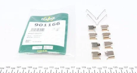 Планка супорта (заднього) прижимна (к-кт) Mazda 6 02-07 (Akebono) (opt-om) FRENKIT 901166