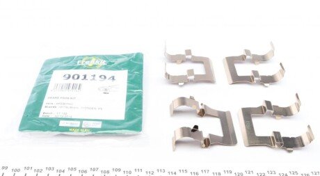 Планка суппорта (переднього) притискна (к-кт) Mitsubishi Pajero -06 (Akebono) UA63 FRENKIT 901194