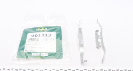 Планка суппорта (переднього/заднього) притискна (к-кт) MB Sprinter 208-416/Vito (W638)/VW LT (Ate) UA63 FRENKIT 901213