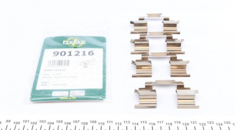 Планка суппорта (переднього) притискна (к-кт) MB A-class (W168) 97-04 (Lucas) (opt-om) FRENKIT 901216