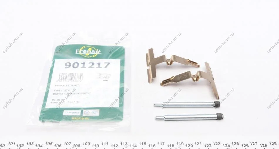 Планка суппорта (заднего) прижимная (к-кт) MB E-class (W210)/C-class (W202) 93-02 (Ate) UA63 FRENKIT 901217 (фото 1)