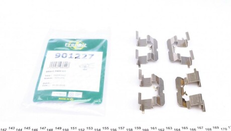 Планка суппорта (переднього) притискна (к-кт) Toyota Yaris 99-05 (opt-om) FRENKIT 901227