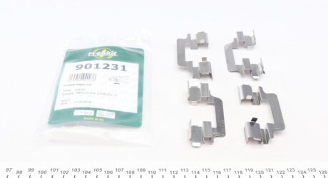 Планка суппорта (переднього) притискна (к-кт) Citroen Jumpy/Fiat Scudo/Peugeot Expert 96- (Lucas) UA63 FRENKIT 901231