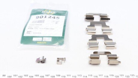 Планка супорта (заднього) прижимна (к-кт) Opel Combo 1.3/1.7 CDTI 01- (Lucas) UA63 FRENKIT 901245