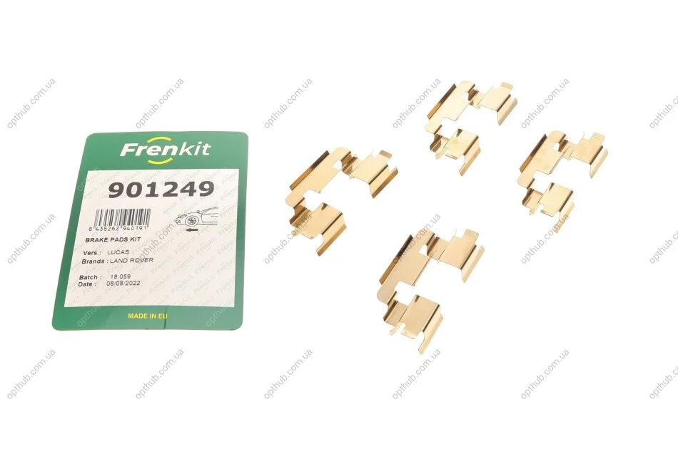 Планка суппорта (переднього) притискна (к-кт) Land Rover Freelander 98-06 (Lucas) (opt-om) FRENKIT 901249 (фото 1)