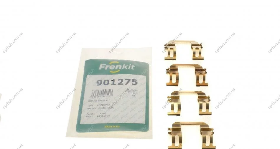 Планка супорта (заднього) прижимна (к-кт) Isuzu Trooper 91-98/Opel Frontera 92-04 (Akebono) (opt-om) FRENKIT 901275 (фото 1)
