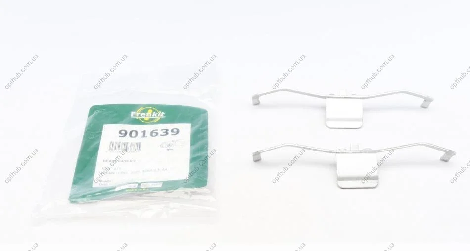 Планка супорта (переднього) прижимна (к-кт) Audi A6/A8 04-11 (Ate) UA63 FRENKIT 901639 (фото 1)