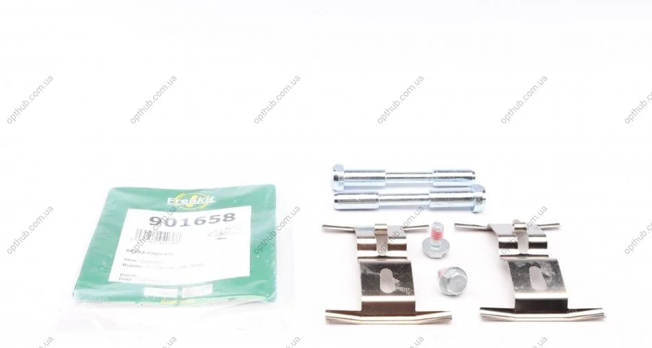 Планка суппорта (переднього) притискна (к-кт) Audi Q7/VW Touareg 04-15 (Brembo) (opt-om) FRENKIT 901658 (фото 1)