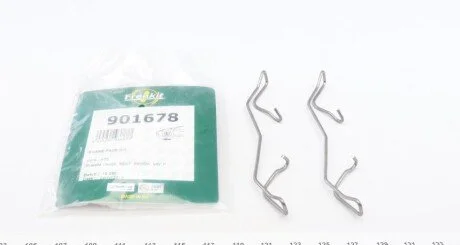 Планка супорта (переднього) прижимна (к-кт) VW Caddy III 05-15 (Ate) UA63 FRENKIT 901678