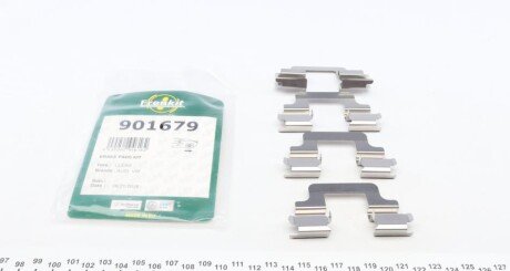 Планка супорта (заднього) прижимна (к-кт) VW Golf V/IV/Passat 04- (Lucas) UA63 FRENKIT 901679