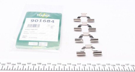 Планка супорта (заднього) прижимна (к-кт) Citroen Berlingo 08- (Lucas) UA63 FRENKIT 901684