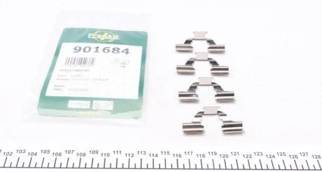 Планка супорта (заднього) прижимна (к-кт) Citroen Berlingo 08- (Lucas) UA63 FRENKIT 901684