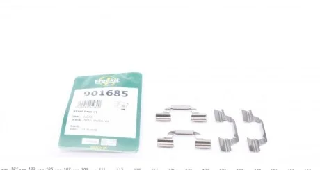 Планка супорта (заднього) прижимна (к-кт) VW Golf IV 97-05 (Lucas) (opt-om) FRENKIT 901685