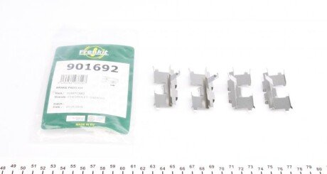 Планка супорта (заднього) прижимна (к-кт) Chevrolet Lacetti/Daewoo Nubira 97- UA63 FRENKIT 901692