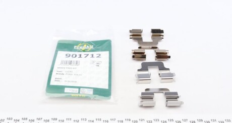 Планка супорта (заднього) прижимна (к-кт) Ford Galaxy/Mondeo IV/Volvo S80/V70/XC70 05- (Lucas) (opt-om) FRENKIT 901712