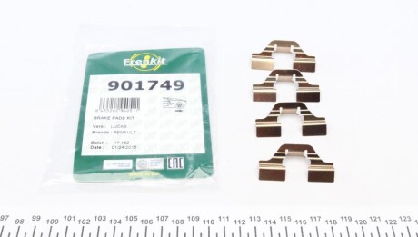 Планка супорта (заднього) прижимна (к-кт) Renault Scenic I/Megane II 98- (Lucas) UA63 FRENKIT 901749