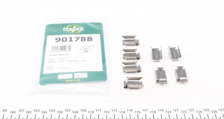 Планка суппорта (переднього) притискна (к-кт) Opel Insignia A 09- R18/R19 (Lucas) (opt-om) FRENKIT 901788