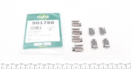 Планка суппорта (переднього) притискна (к-кт) Opel Insignia A 09- R18/R19 (Lucas) (opt-om) FRENKIT 901788