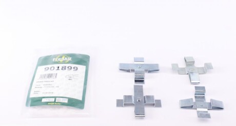 Планка суппорта (переднього) притискна (к-кт) VW Touareg/Porsche Cayenne 06- (Brembo) (opt-om) FRENKIT 901899