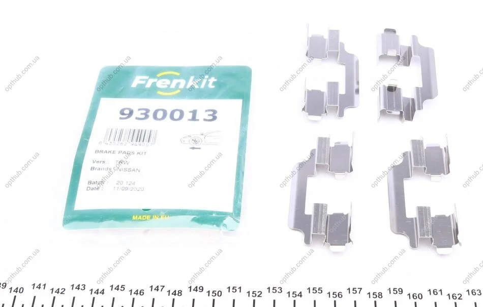 Планка суппорта (переднього) притискна (к-кт) Nissan Almera 06- (opt-om) FRENKIT 930013 (фото 1)
